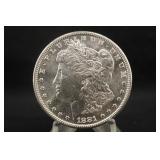 1881-P Uncirculated Morgan Silver Dollar