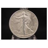 1934-P UNC Walking Liberty Silver Half Dollar