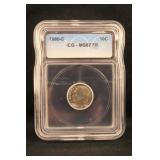 1960-D MS67 Roosevelt Silver Dime