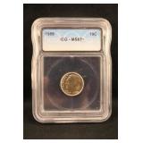 1959 MS67 Roosevelt Silver Dime