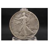 1943-D Walking Liberty Silver Half Dollar