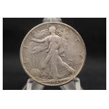 1945-S Walking Liberty Silver Half Dollar