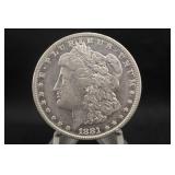 1881-O Morgan Silver Dollar