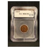 1939-S MS66 Red Lincoln Wheat Cent Certified