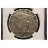 1924-S AU53 NGC U.S. Silver Peace Dollar