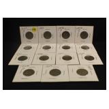 Lot of 15 Buffalo Nickels