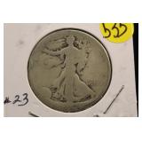 1921 Silver Walking Liberty Half Dollar