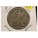 1927-S Silver Walking Liberty Half Dollar
