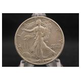 1943 Walking Liberty Silver Half Dollar