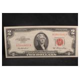 1953 $2 Red Seal Bank Note
