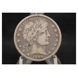 1896-O Barber Silver Half Dollar *Semi Key