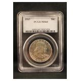 1963 MS64 Franklin Silver Half Dollar