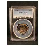 1964 PR69 Washington Silver Quarter