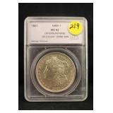 1921 Certified Morgan Silver Dollar