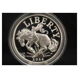 2022 High Relief 1oz .999 Silver Liberty Medal