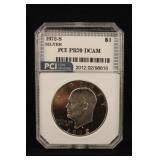1972-S Eisenhower Silver Dollar Certified