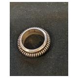 .925 Silver Spinner Ring Sz 5.5   10.1g