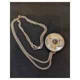 .925 Silver 26" Sombrero Necklace   13.9g