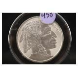 1oz .999 Pure Silver Buffalo Round