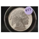 1oz .999 Pure Silver Buffalo Round