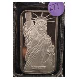 1oz .999 Silver Statue of Liberty Bar