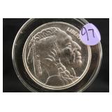 1oz .999 Pure Silver Buffalo Round
