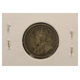 1919 Silver Canadian 10 Cent Piece