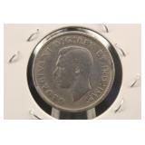 1940 Silver Canadian Quarter