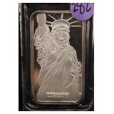 1oz .999 Silver Statue of Liberty Bar