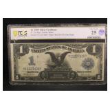 1899 $1 Silver Certificate *Black Eagle Large Note