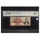 1863 50 Cent Fractional Note Certified
