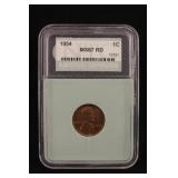 1954 Certified Lincoln Wheat Cent