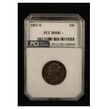 1937-S Certified Washington Silver Quarter
