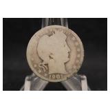 1901 Silver Liberty Head Morgan Quarter