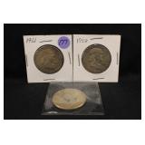 Lot of 3 90% Silver U.S. Half Dollars