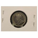 1913 Silver Canadian Nickel