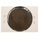1837 Canadian 1/2 Penny