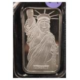 1oz .999 Silver Statue of Liberty Bar