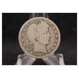 1907 Silver Liberty Head Morgan Quarter