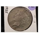 1925-P  U.S. Silver Peace Dollar