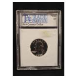 1964 Proof 90% Silver Washington Quarter
