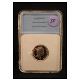 Certified 1986 Great Britian Silver Piedfort