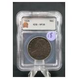 1826 VF35 Silver Capped Bust Half Dollar