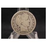 1915-D Silver Liberty Head Morgan Quarter
