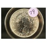 2023 Great Britain 1oz Silver Britianna