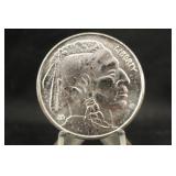 1oz .999 Pure Silver Buffalo Round