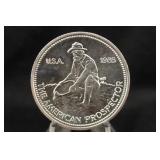 1985 1oz .999 ENGELHARD Prospector