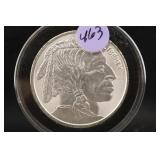 1oz .999 Pure Silver Buffalo Round