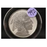 1oz .999 Pure Silver Buffalo Round