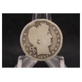 1893-S Silver Liberty Head Morgan Quarter